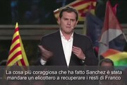 Elezioni Spagna, Rivera: 'Formeremo governo che guarda cittadini negli occhi'