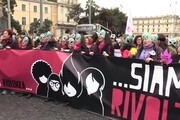 Violenza donne, sfila a Roma corteo 'Non una di meno'