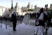 Mattarella all'Altare della Patria per il 4 novembre