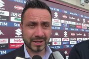 Sassuolo, De Zerbi: 'Che dispiacere, in 11 contro 11 sarebbe stata un'altra partita'