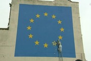 Sparisce a Dover murale Banksy con bandiera Ue