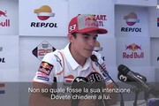 Misano, Marquez: 'Strano il sorpasso di Rossi'