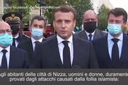 Macron: 'Nizza colpita per la terza volta, ma non cederemo al terrore'