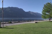 Riva del Garda, cannoni sparaneve per sanificare spiagge e strade