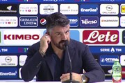 Napoli, Gattuso: 'Stanchezza normale ma la squadra mi e' piaciuta'