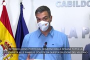 Eruzione vulcano, Pedro Sanchez: 'Le risorse della Spagna a vostra disposizione'
