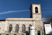 Terremoto, tolte le impalcature al municipio di Norcia