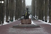Ucraina, Kiev: il memoriale dell'Olocausto dopo l'attacco russo