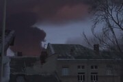 Ucraina, forti esplosioni a Odessa: la colonna di fumo sopra la citta'