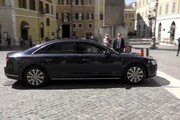 Inps, l'arrivo di Mattarella a Montecitorio per la presentazione del rapporto