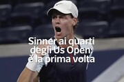 Jannick Sinner ai quarti degli Us Open: e' la prima volta