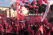Sciopero Trasporti, i lavoratori in piazza del Popolo: 'spero sempre di tornare salvo a casa'