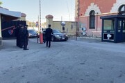 Cagliari, l'arrivo di Salvini alla caserma dei carabinieri 'Livio Duce'