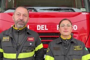 Padre e figlia vigili del fuoco a Perugia, 'bello lavorare insieme'