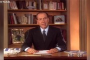 Morte Berlusconi, il video della 'discesa in campo' nel 1994