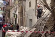Crollo palazzina Torre del Greco, al momento il bilancio e' di tre feriti