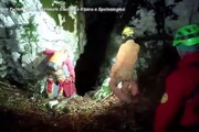 Recuperata la speleologa ferita in una grotta nel Salernitano