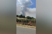 Incendio devasta sugherete in Sardegna, quattro Canadair in volo