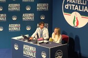 Assemblea di FdI, il saluto di Giorgia Meloni