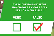 Ansa VERIFIED - E' vero che non andrebbe mangiata la pasta la sera per non ingrassare?