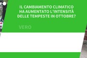 Il cambiamento climatico ha aumentato l'intensita' delle tempeste in ottobre?