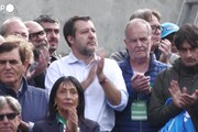 Lega, la giornata a Pontida con Salvini, Vannacci e Orban