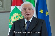 Mattarella: 'Mai come adesso la pace grida la sua urgenza'