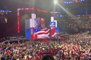 IL VIDEO - L'arrivo di Trump alla convention