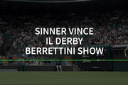 Sinner vince il derby, Berrettini show