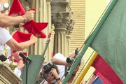 Spagna, al via i famosi festeggiamenti di San Fermin a Pamplona