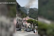 Fiamme in costiera amalfitana, a Cetara incendio minaccia le case