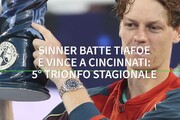 IL VIDEO Sinner batte Tiafoe 7-6, 6-2