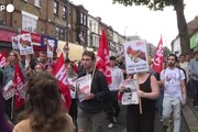 Gb, manifestazione anti-razzista a Londra