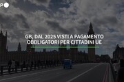 Regno Unito, dal 2025 visti a pagamento obbligatori per cittadini Ue