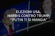 Elezioni Usa, Harris contro Trump: 'Putin ti si mangia'