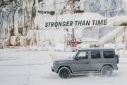 Mercedes-Benz, Classe G elettrica mostra i muscoli nelle cave di Carrara