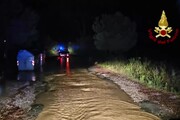 VIDEO - Torrente Sterza in piena, i soccorsi nella notte