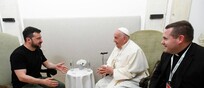 Il Papa al G7 incontra Zelensky