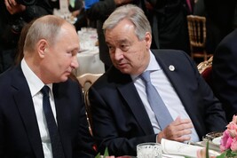 Il Cremlino: 'Giovedì incontro Putin-Guterres al margine del vertice Brics'