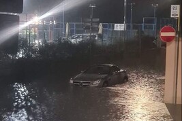 Temporali forti nel Pisano, allagamenti e sottopassi chiusi (foto di Gabriele Masiero)