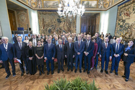 Mattarella riceve la delegazione delle Agenzie di Stampa Europee