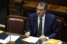 Il ministro dell'Economia Giancarlo Giorgetti