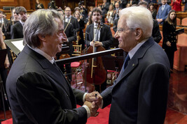 Senato, concerto di Natale con Muti alla presenza di Mattarella