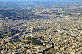 Una foto panoramica del centro della Capitale,