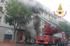 Incendio a Milano