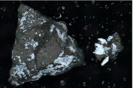 Una frazione del campione di asteroide Bennu (fonte: Lauretta Connolly et al. 2024)