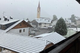 Neve a Tesido in Val Pusteria, in provincia di Bolzano