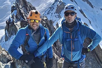 Luca Perazzini e Cristian Gualdi, i due alpinisti bloccati sul Gran Sasso