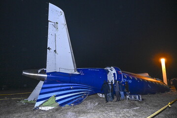 Azerbaijan Airlines passenger plane crashes near Aktau, Kazakhstan