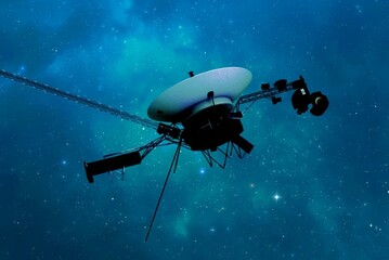 Rappresentazione artistica della sonda Voyager 1 (fonte: NASA/JPL-Caltech)